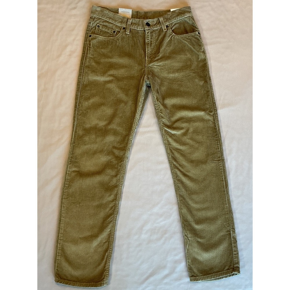 Levi's Tan Pants Mens (NWT) Thick Corduroy Straight Leg Size 29 x 30
